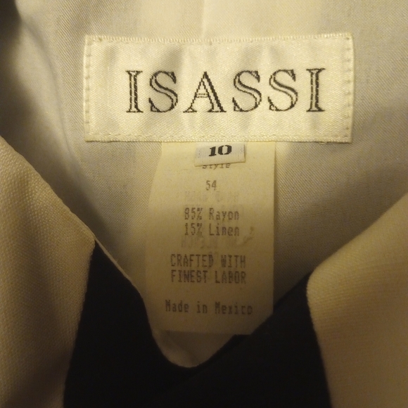 Isassi gown,10, Black/White - Picture 3 of 6